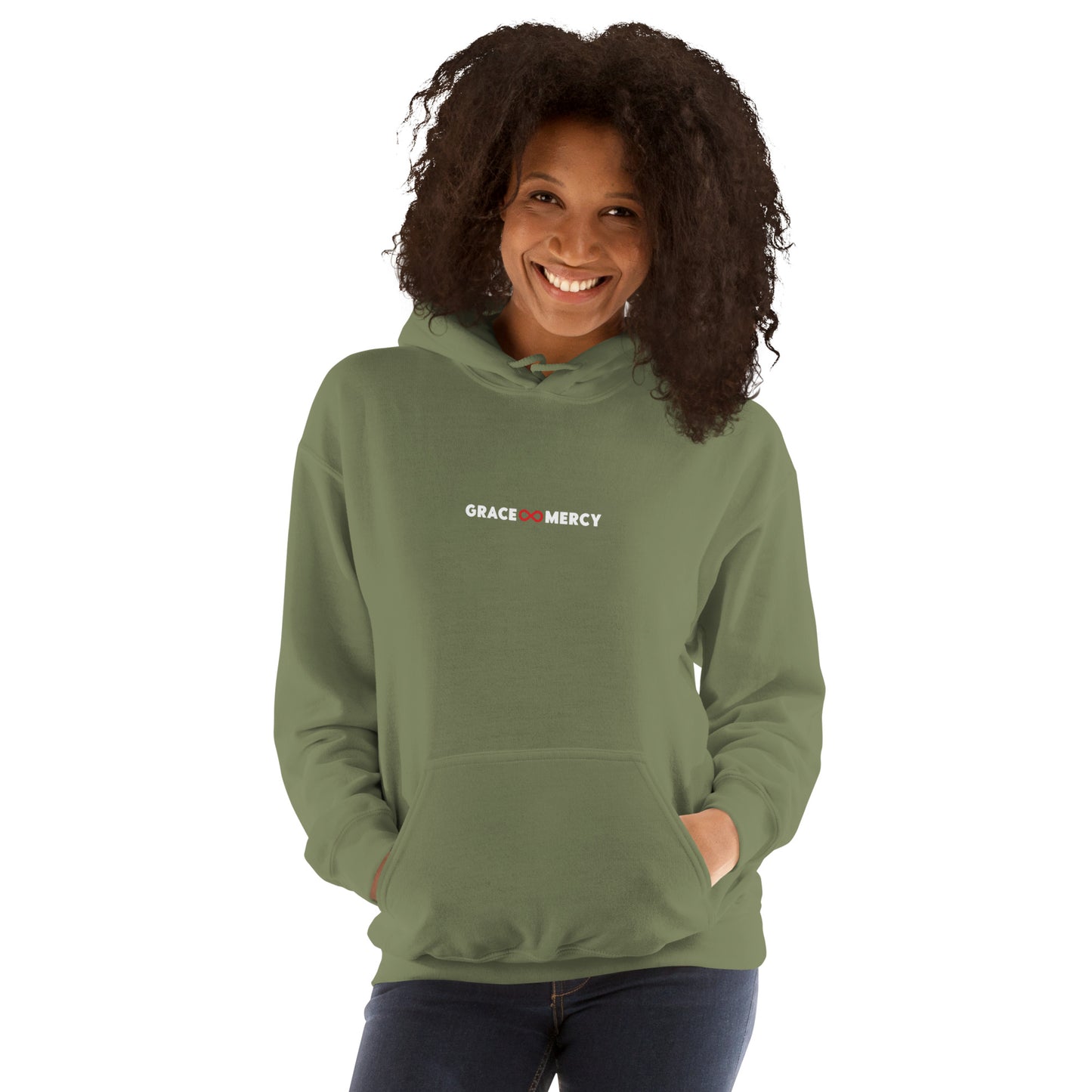 Grace and Mercy (Infinity Symbol) Unisex Hoodie