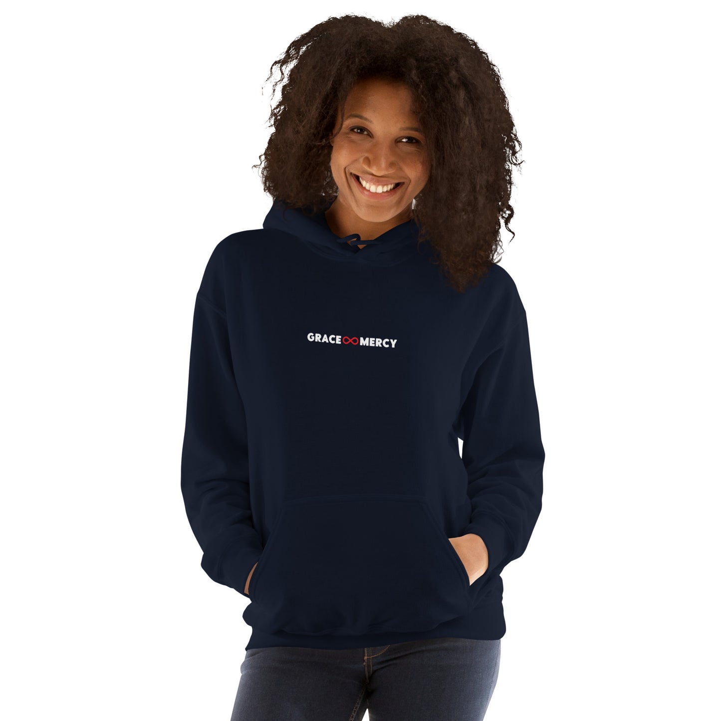 Grace and Mercy (Infinity Symbol) Unisex Hoodie