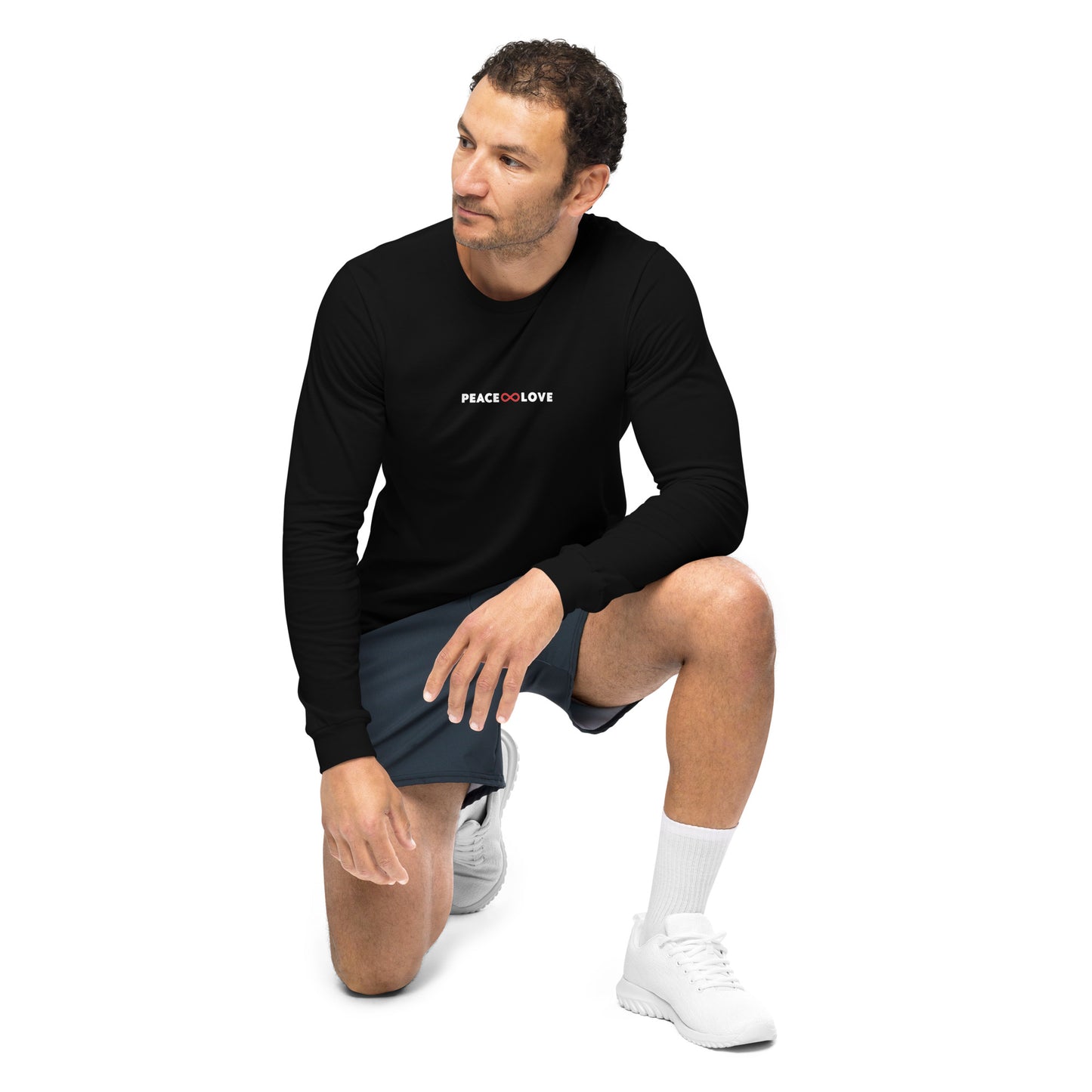 Peace and Love (Infinity Symbol) Unisex Long Sleeve Tee