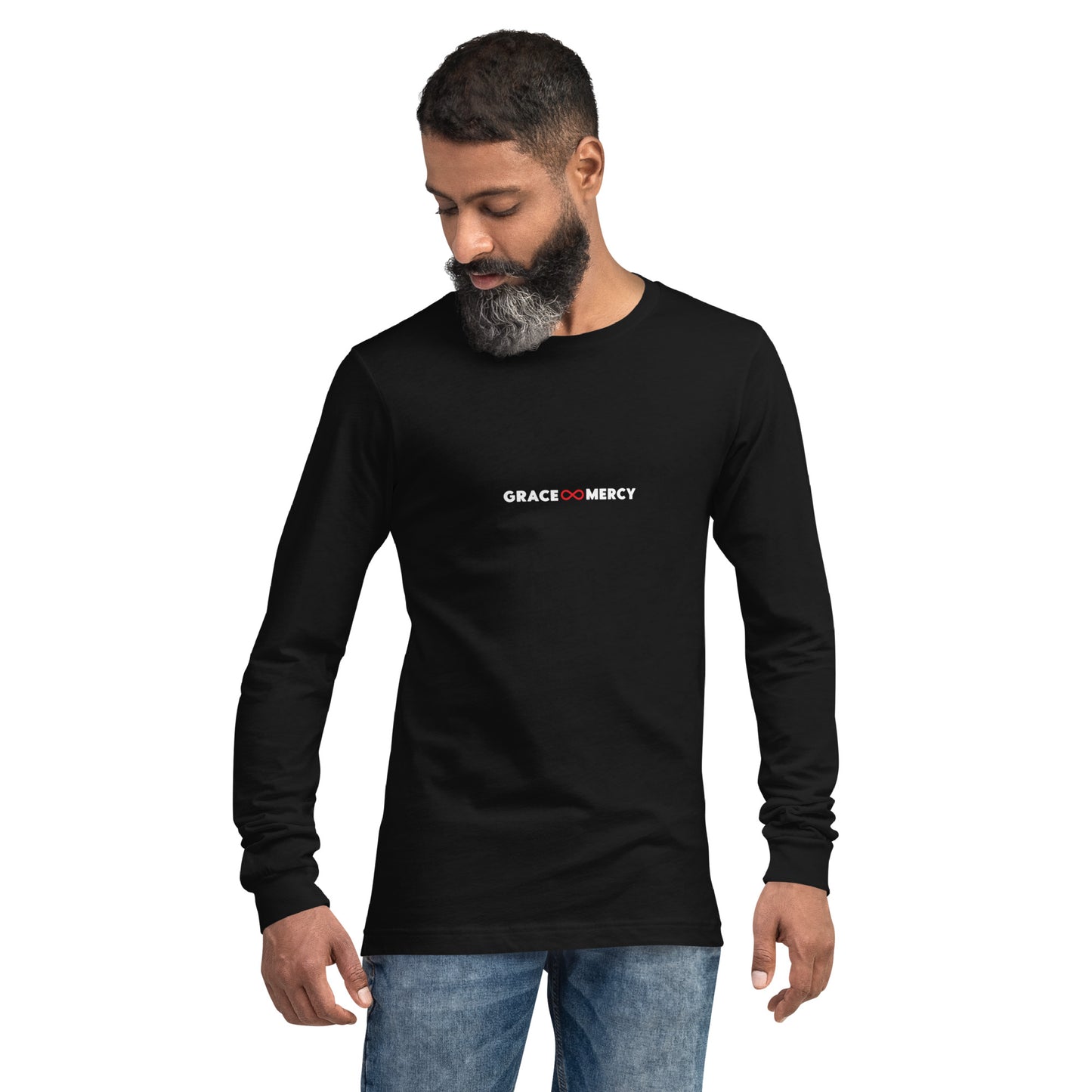 Grace and Mercy (Infinity Symbol) Unisex Long Sleeve Tee