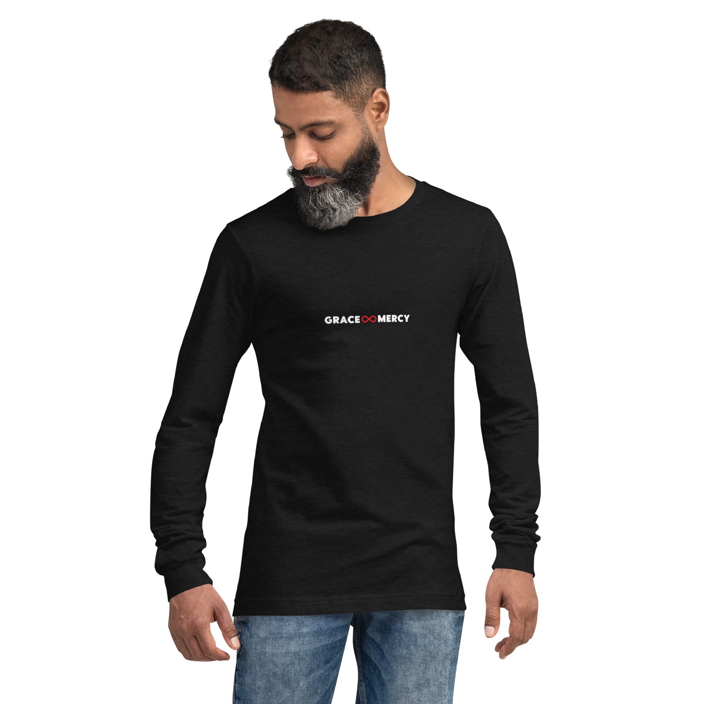 Grace and Mercy (Infinity Symbol) Unisex Long Sleeve Tee