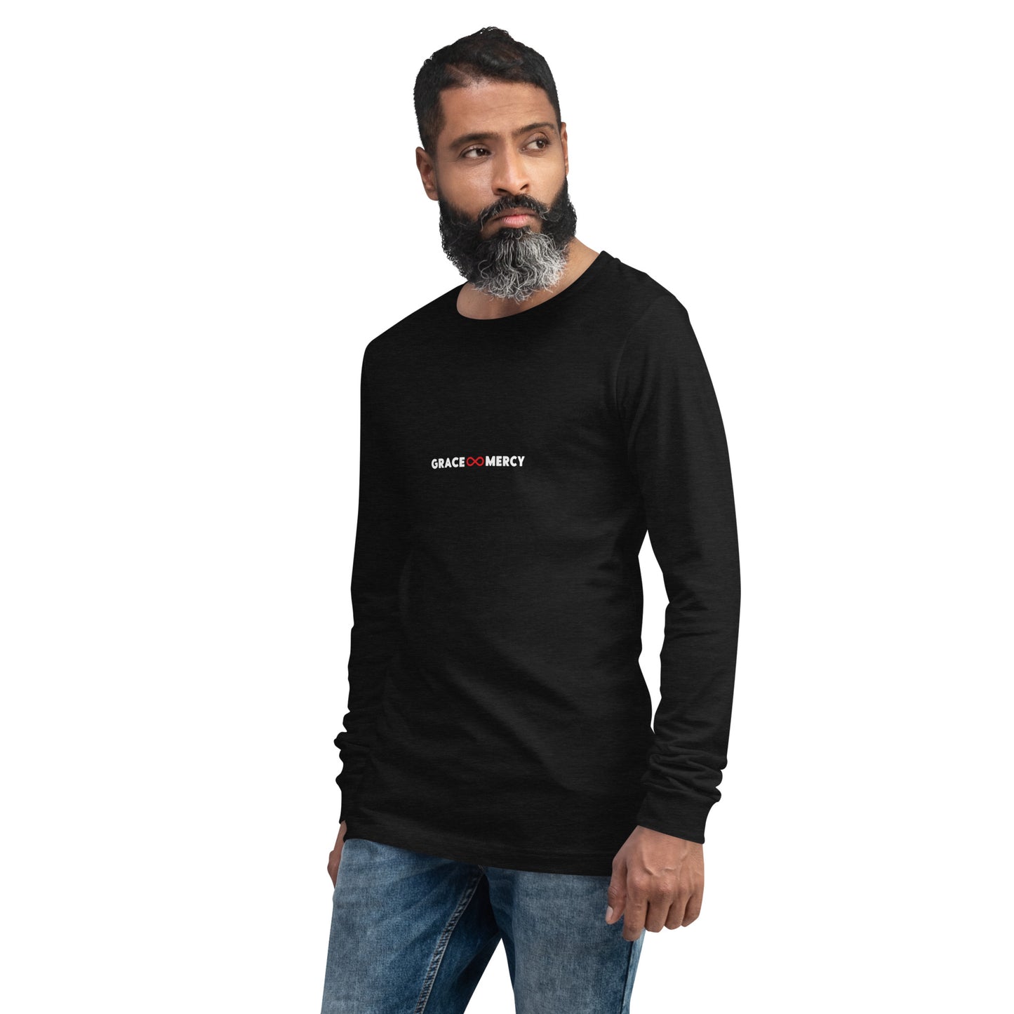 Grace and Mercy (Infinity Symbol) Unisex Long Sleeve Tee