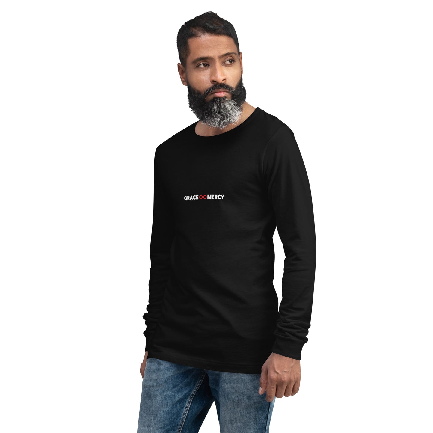 Grace and Mercy (Infinity Symbol) Unisex Long Sleeve Tee