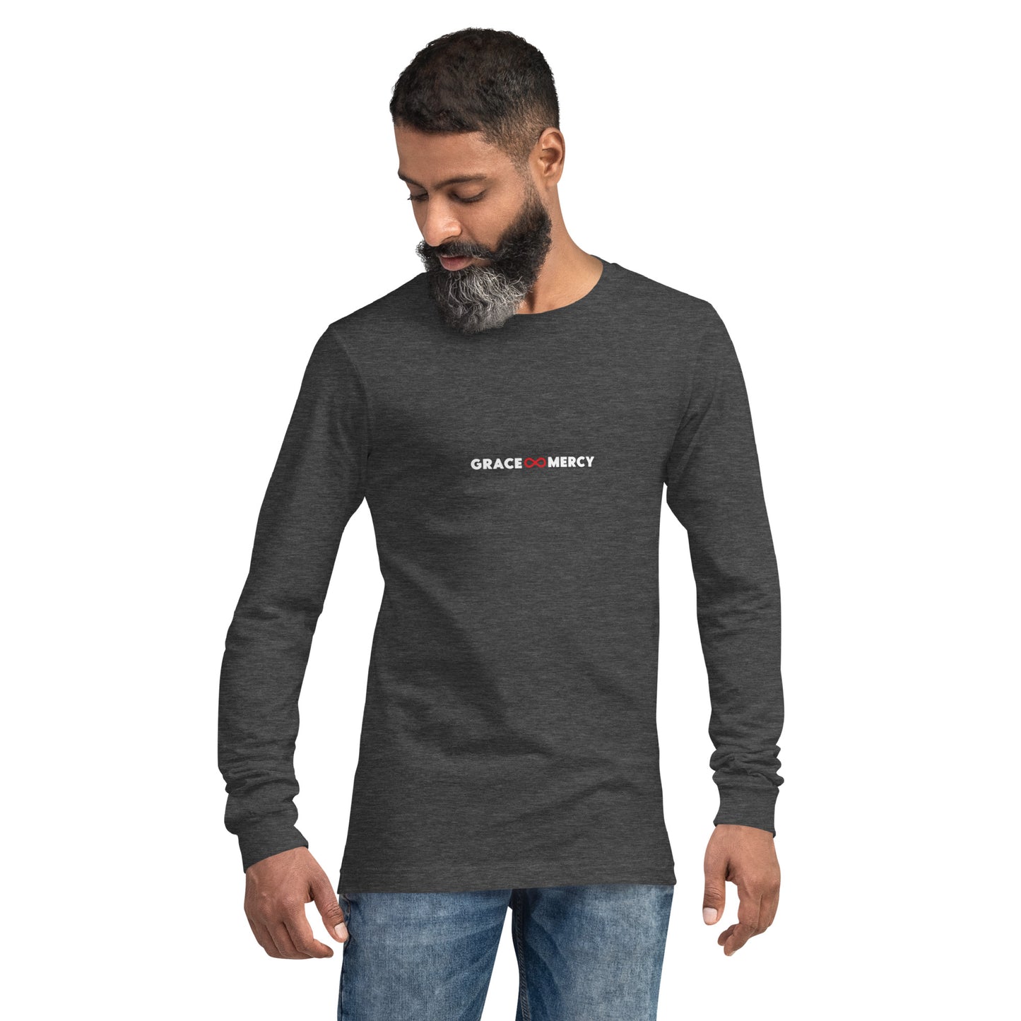 Grace and Mercy (Infinity Symbol) Unisex Long Sleeve Tee