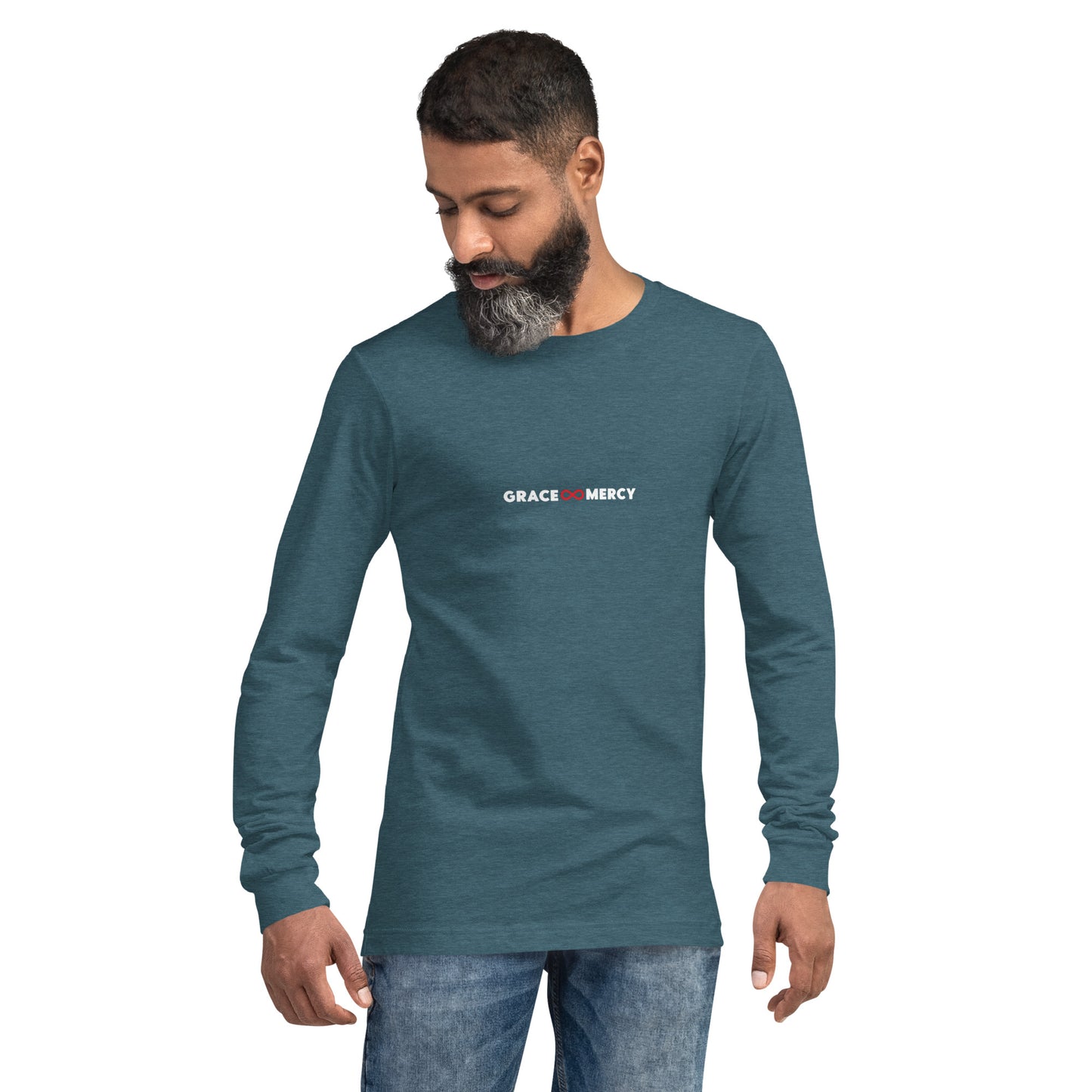 Grace and Mercy (Infinity Symbol) Unisex Long Sleeve Tee