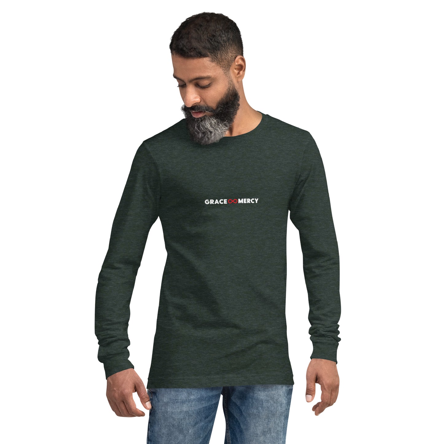 Grace and Mercy (Infinity Symbol) Unisex Long Sleeve Tee