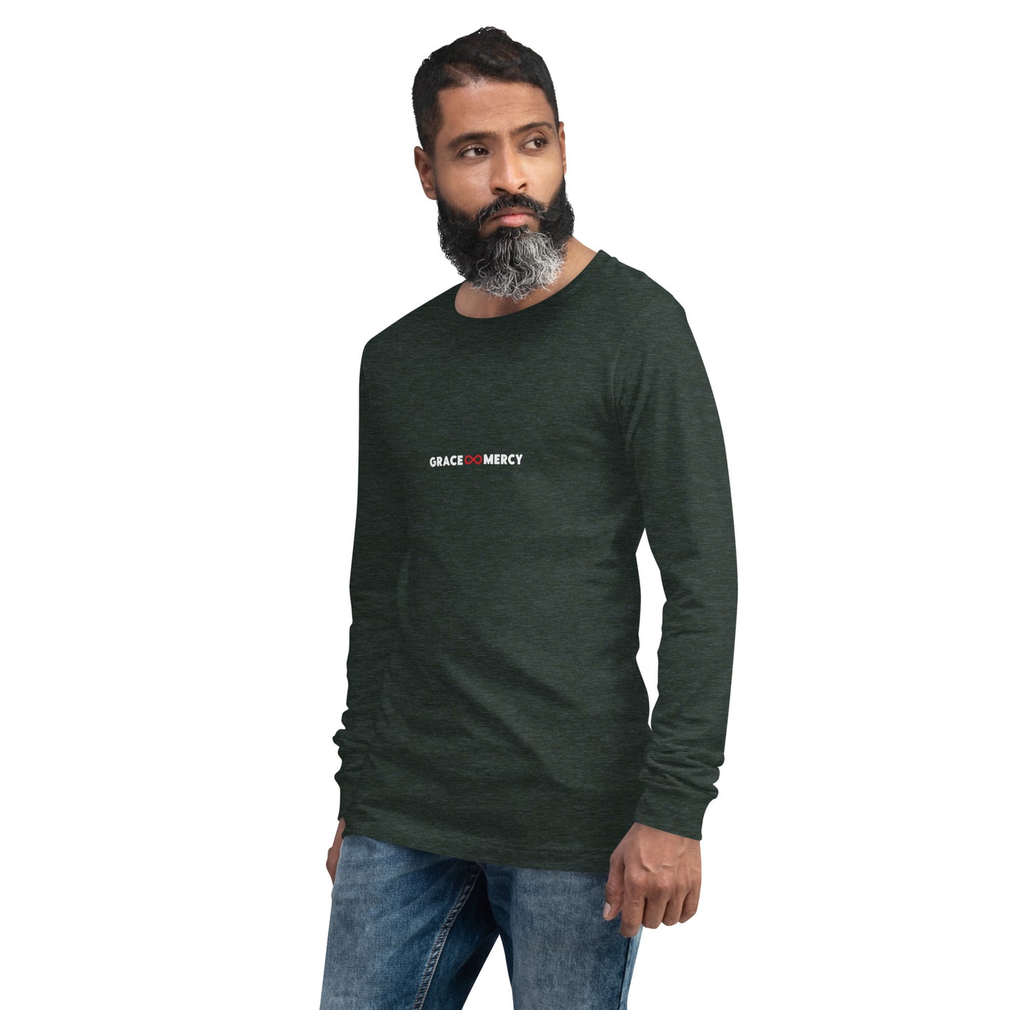 Grace and Mercy (Infinity Symbol) Unisex Long Sleeve Tee