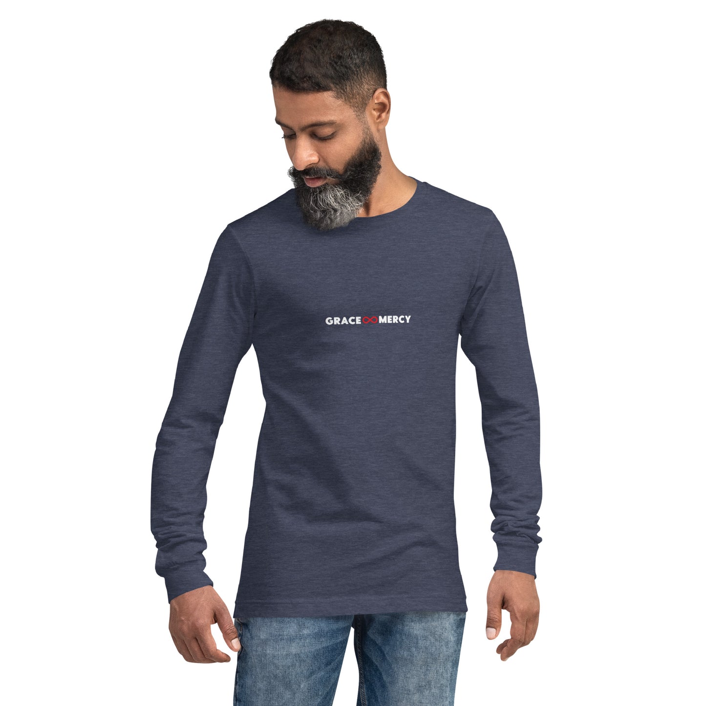 Grace and Mercy (Infinity Symbol) Unisex Long Sleeve Tee