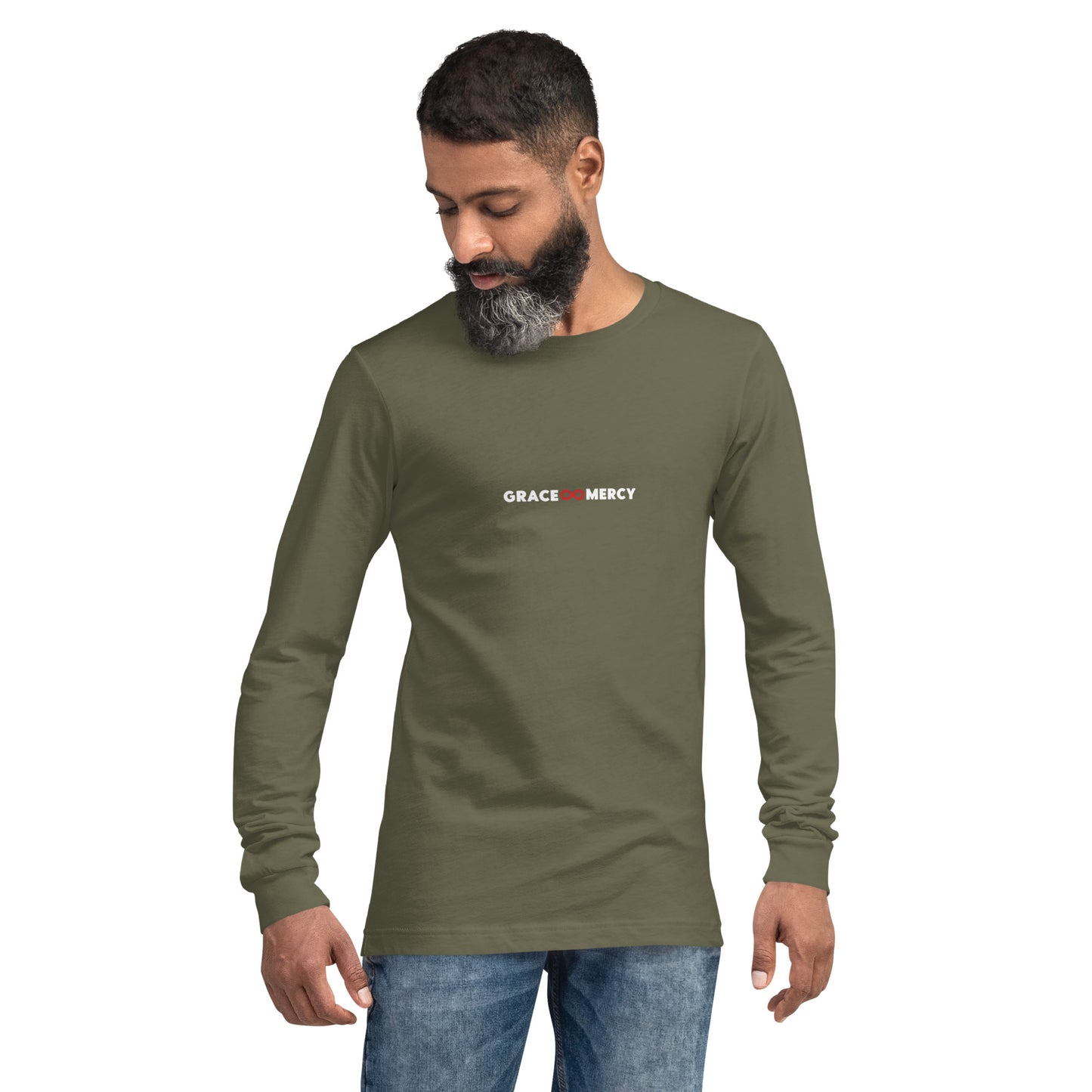 Grace and Mercy (Infinity Symbol) Unisex Long Sleeve Tee