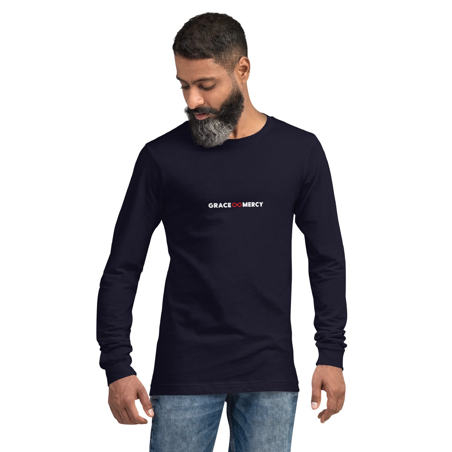 Grace and Mercy (Infinity Symbol) Unisex Long Sleeve Tee