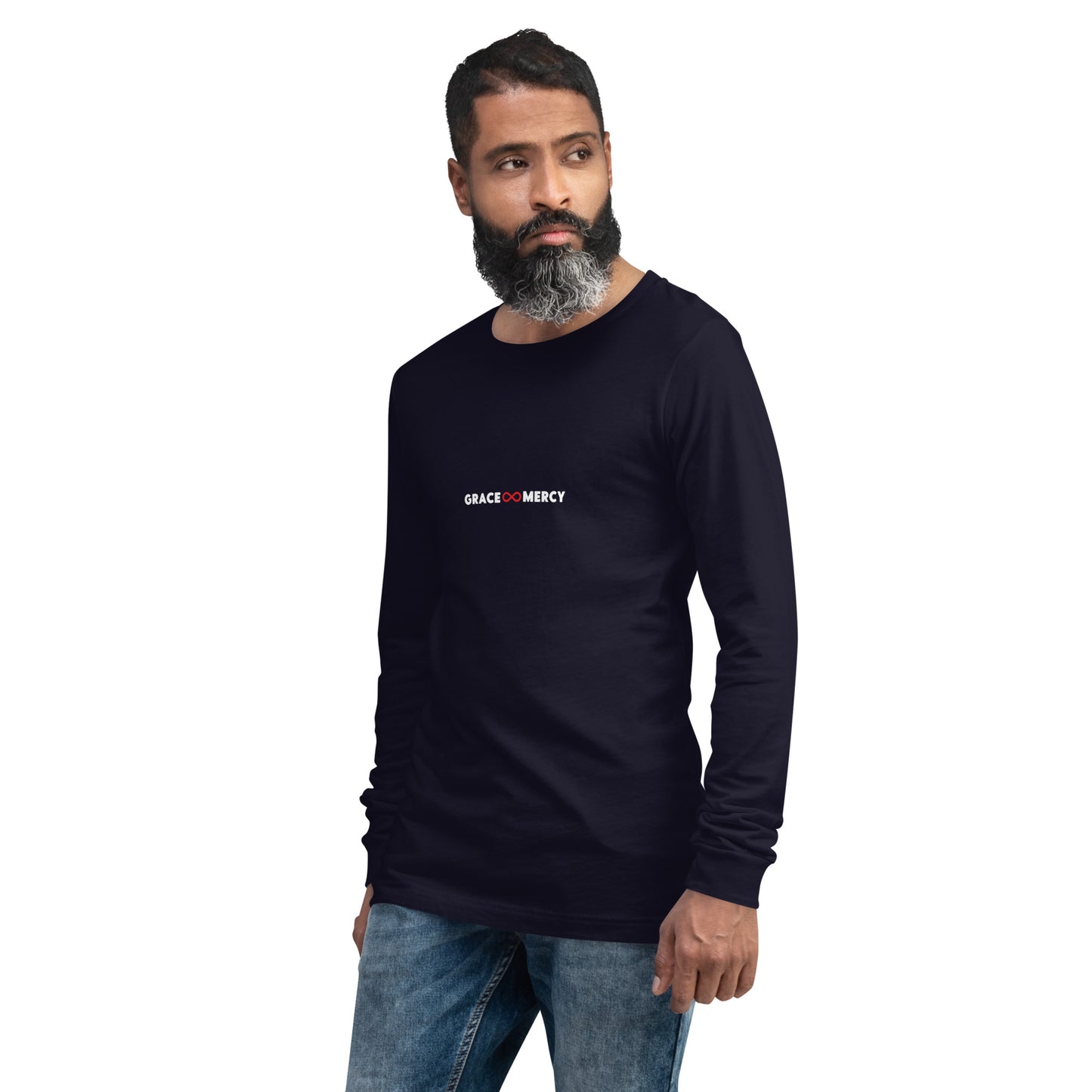 Grace and Mercy (Infinity Symbol) Unisex Long Sleeve Tee