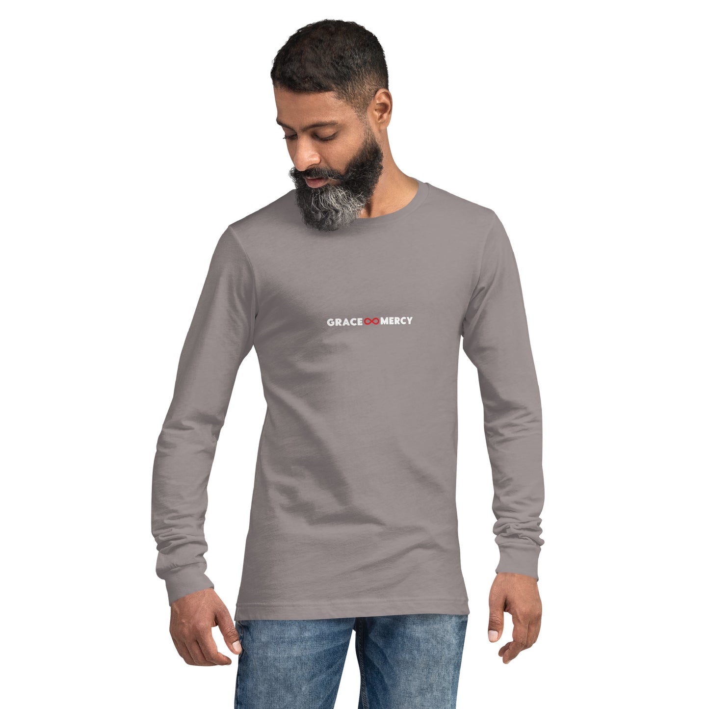 Grace and Mercy (Infinity Symbol) Unisex Long Sleeve Tee