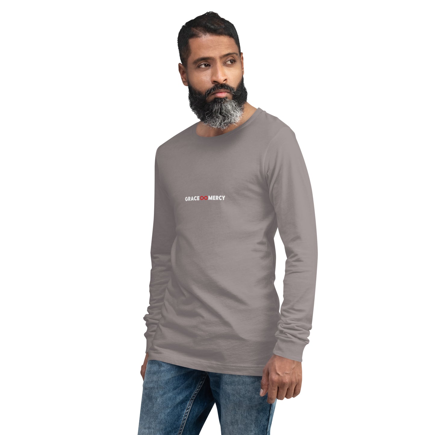Grace and Mercy (Infinity Symbol) Unisex Long Sleeve Tee