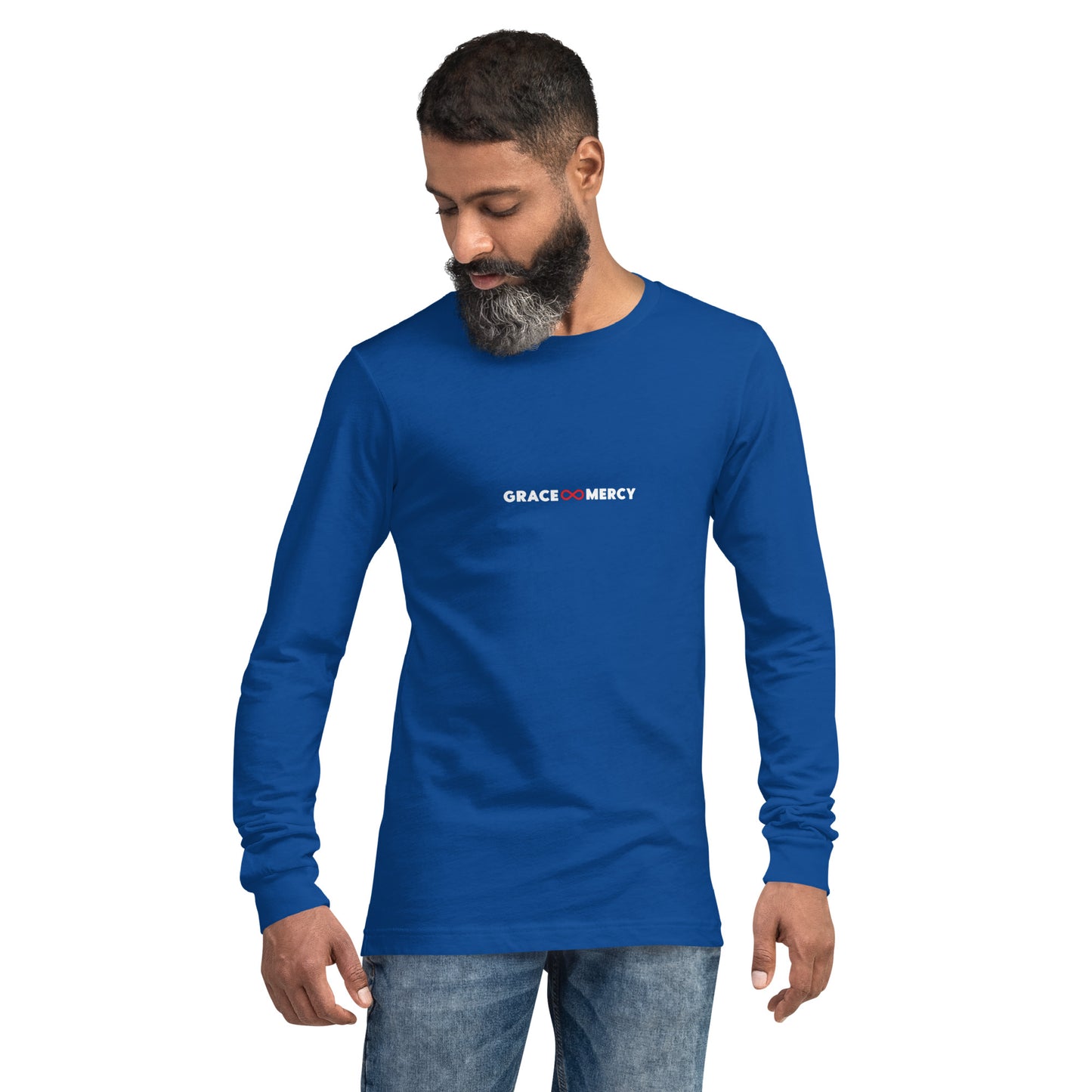 Grace and Mercy (Infinity Symbol) Unisex Long Sleeve Tee