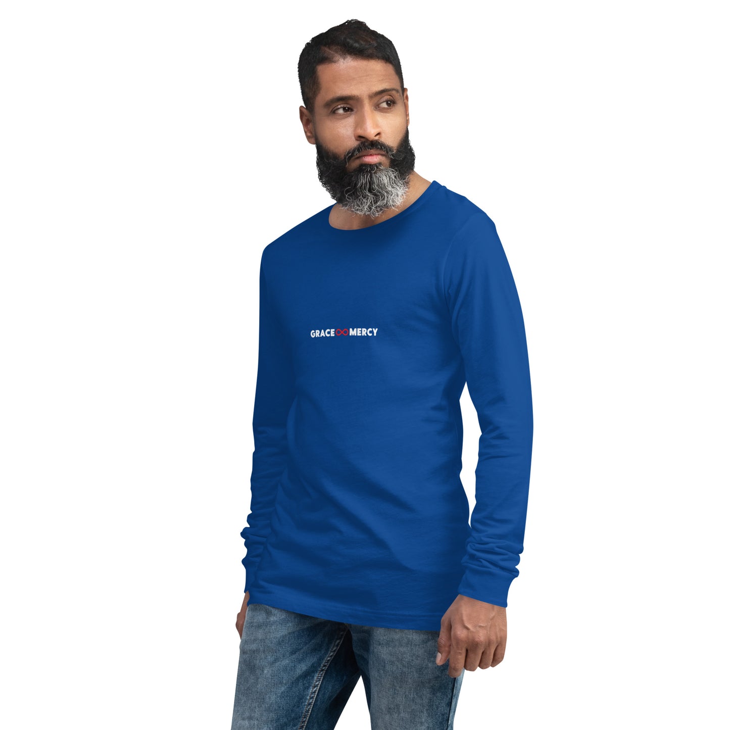 Grace and Mercy (Infinity Symbol) Unisex Long Sleeve Tee