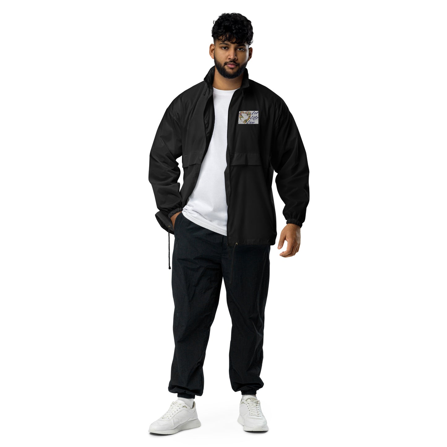 Let Life Live Unisex windbreaker
