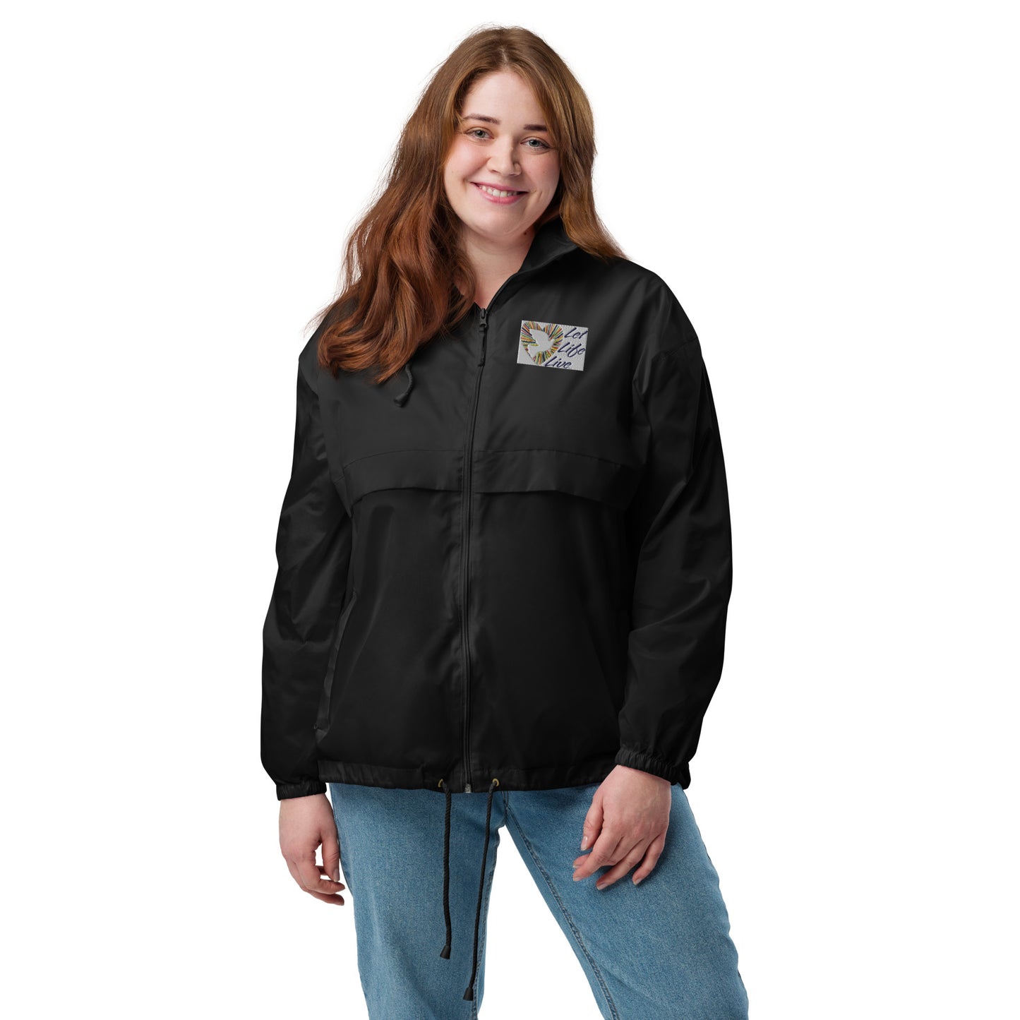Let Life Live Unisex windbreaker