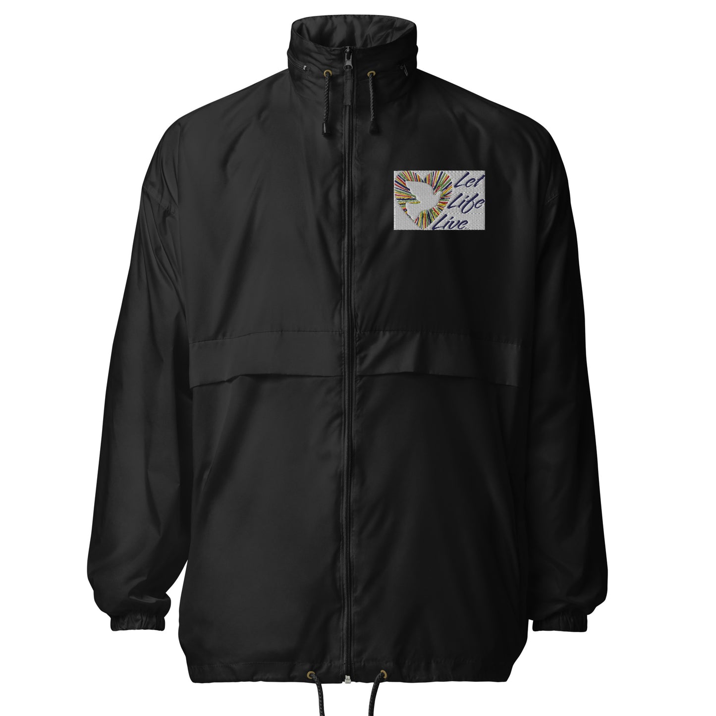Let Life Live Unisex windbreaker