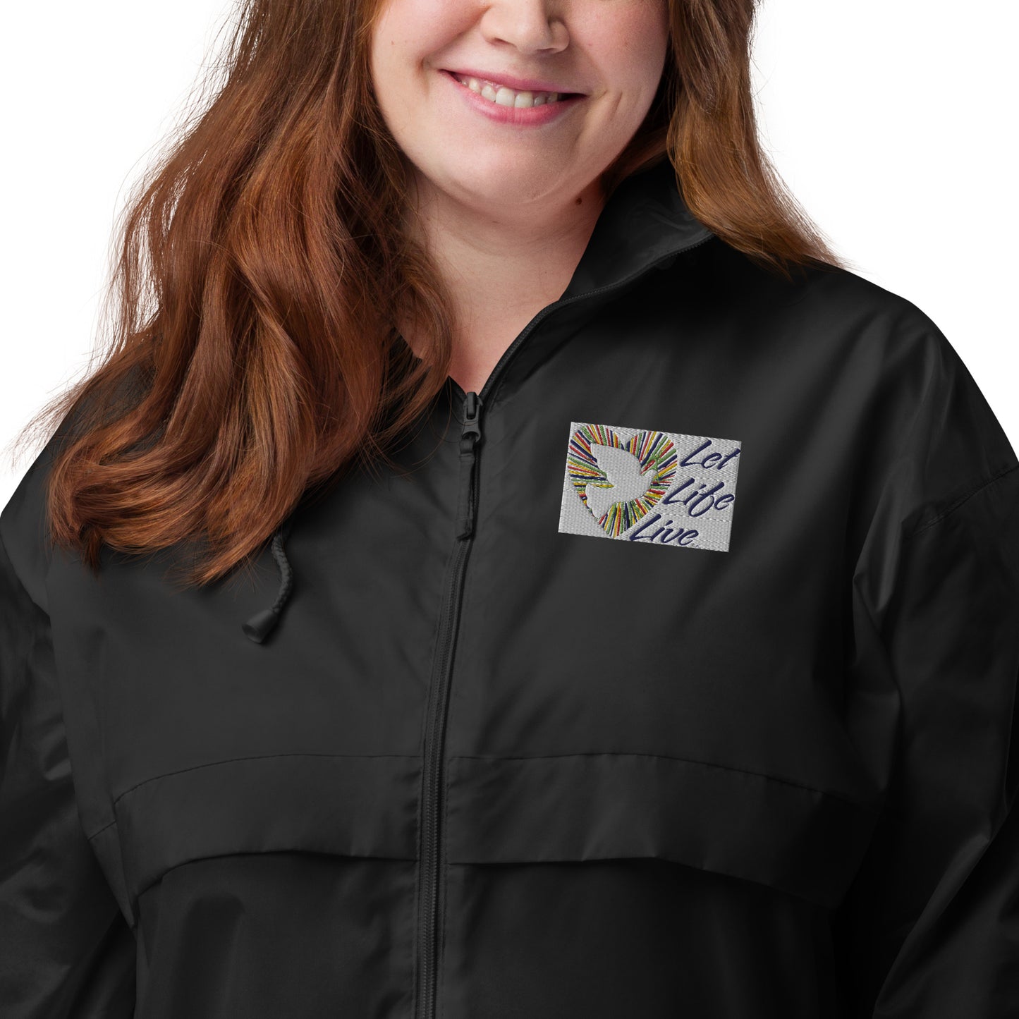 Let Life Live Unisex windbreaker