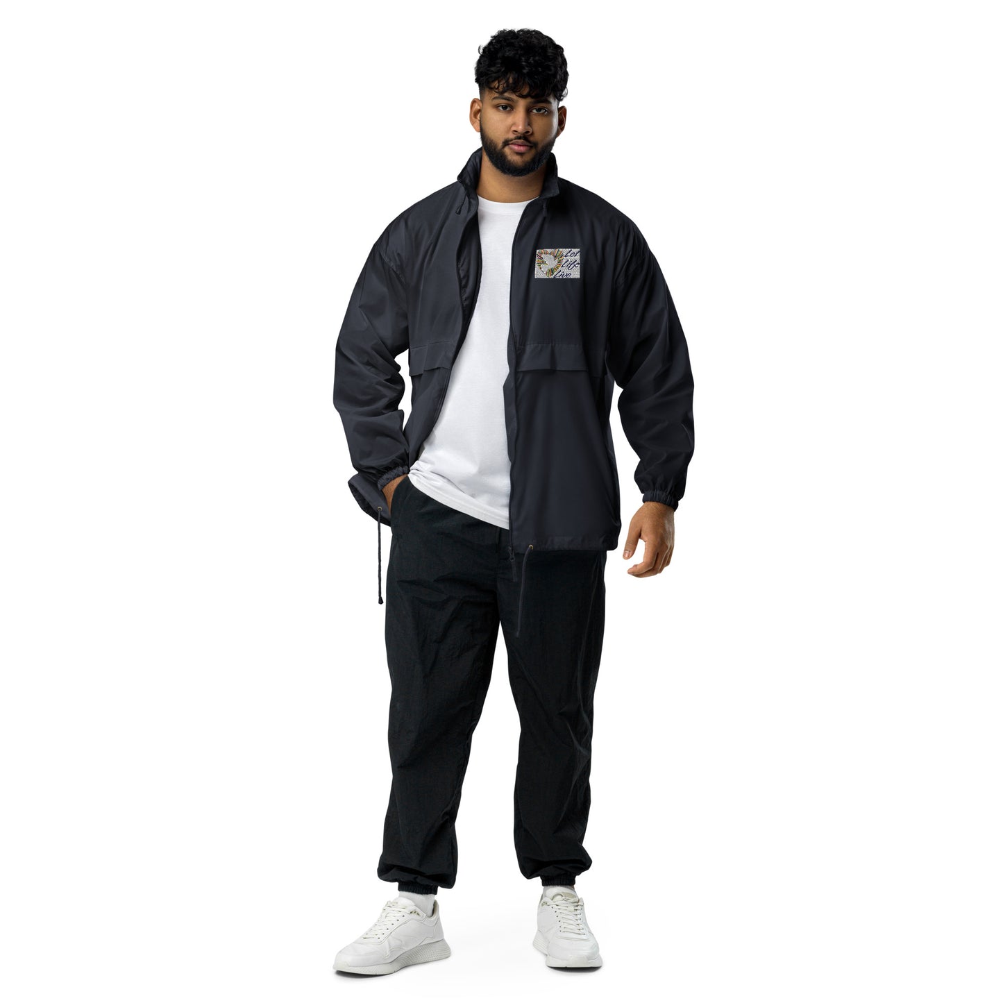 Let Life Live Unisex windbreaker