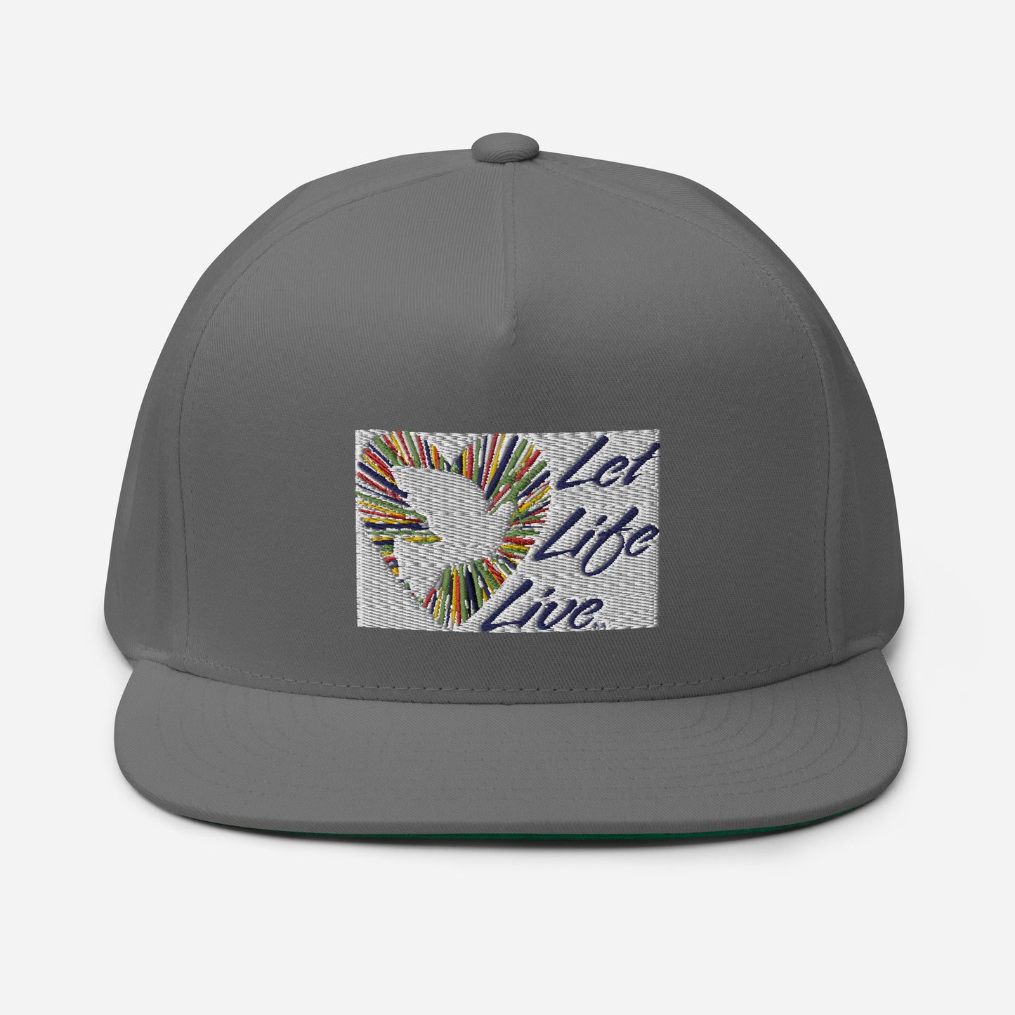 Let Life Live Flat Bill Cap
