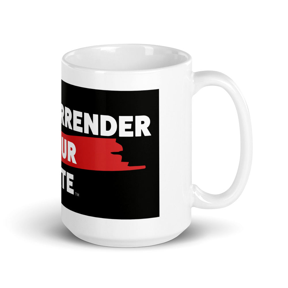 Surrender Your Hate (SYH) White Glossy Mug