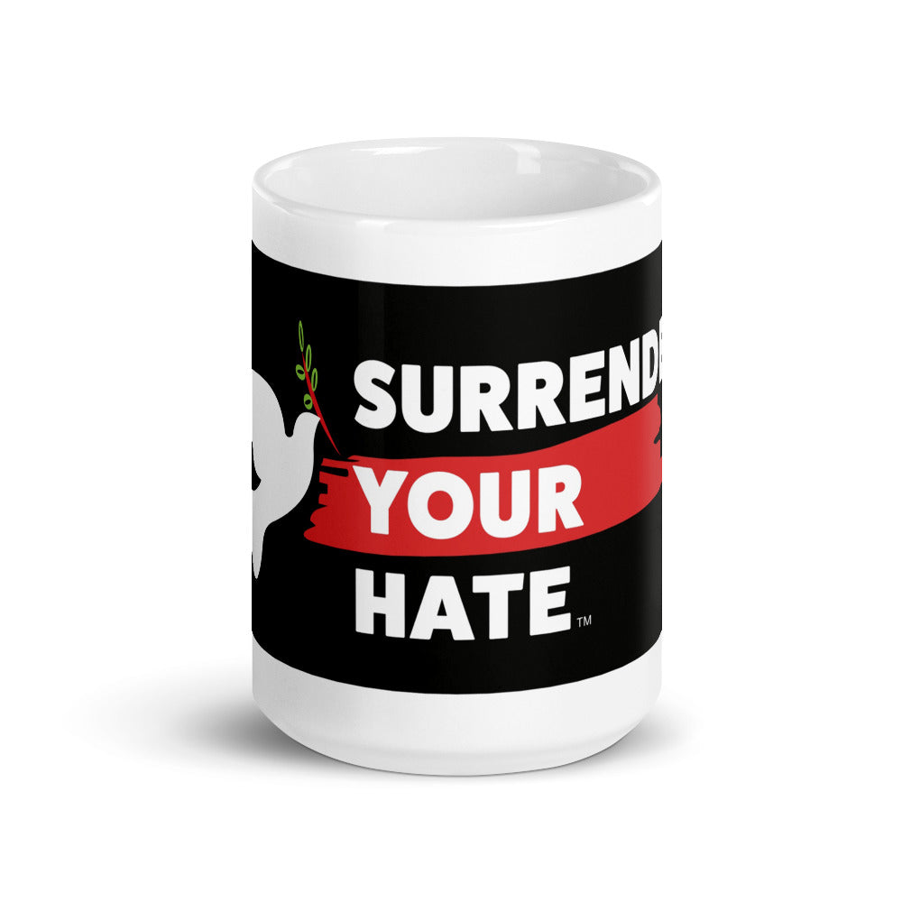 Surrender Your Hate (SYH) White Glossy Mug